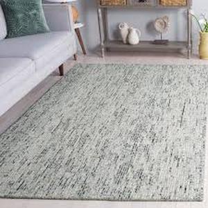 lot 25 image: Lot of SAFAVIEH Abstract GreenIvory 3 ft. x 5 ft. Speckled Area Rug Customer Returns See Pictures