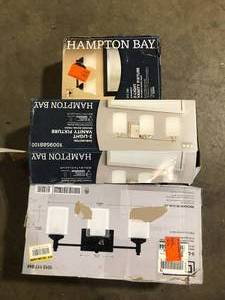 lot 9 image: Lot of Assorted Lighting Various Models and Conditions   Customer Returns See Pictures