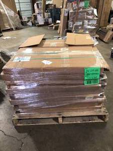18 Boxes of A&A Surfaces Encaustic Baroque Stamp 12 MIL x 18 in. W x 36 in. L Waterproof Click Lock Vinyl Plank Flooring (26.98 sq. ft./case)  Customer Returns See Pictures