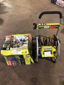 lot 41 image: Lot of Assorted Ryobi Pressure Washers For Parts Various Models and Conditions  Customer Returns See Pictures