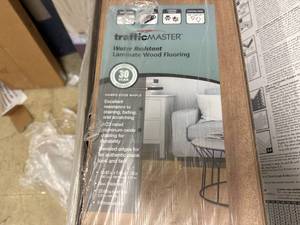 lot 2 image: 7 Boxes of Hawks Edge Maple Traffic Mater Flooring