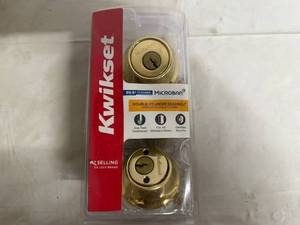 lot 31 image: Kwikset Souble Cylinder Deadbolt