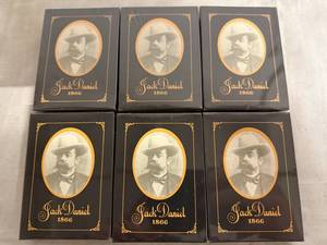 lot 51 image: 6 Packs of Jack Daniels Gentlemans Playing Cards