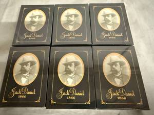 lot 52 image: 6 Packs of Jack Daniels Gentlemans Playing Cards