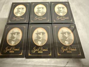lot 55 image: 6 Packs of Jack Daniels Gentlemans Playing Cards