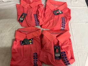 lot 60 image: 4 XXL Members Mark Performance Polo Shirts