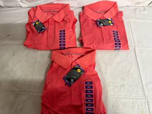 lot 61 image: 3 XXL Members Mark Performance Polo Shirts