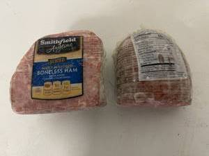 lot 40 image: E. 5.55lbs Smithfield Sliced Boneless Ham-Maple Flavored