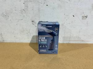 lot 387 image: Conair Handheld Garment Steamer for Clothes, Turbo ExtremeSteam 1550W, Portable Handheld Design, Strong Penetrating Steam GS38R