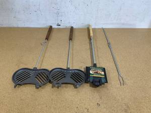 lot 399 image: LOT OF 4 Fire Pit Accessories