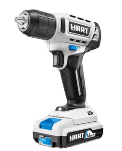 lot 106 image: HART 20V 38 DrillDriver Kit with 250 ft-lb Torque, 1.5Ah Lithium-Ion Battery and Charger