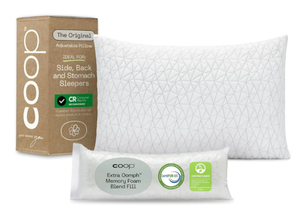 lot 357 image: Coop Home Goods Original Loft Pillow Queen Size