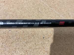 lot 23 image: Abu Garcia Vendetta Casting Rod VOTIIS70-6 7 Medium Heavy