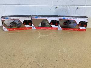 lot 487 image: LOT OF 3 Sky Rover Knightforce Radio Control Helicopter (2.4 GHz) in Red for Ages 8 and up