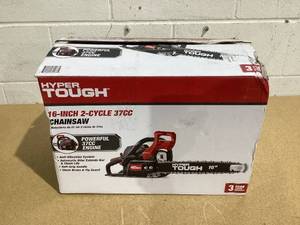 lot 502 image: Hyper Tough 16-inch Gas Chainsaw 38cc 2-Cycle Engine