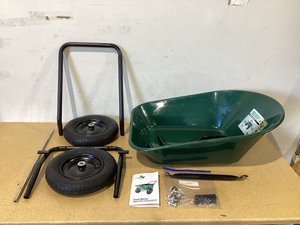 lot 618 image: Garden Star Yard Rover Dual-Wheel Home Garden Wheelbarrow Cart