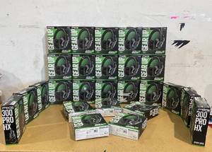 lot 401 image: LOT OF 26 RIG 300 PRO Wired Over-Ear Headset Xbox