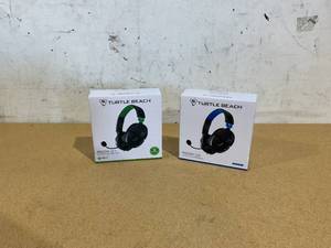lot 412 image: LOT OF 2 Turtle Beach Recon 50X & 50P Gaming Headset