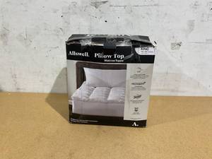 lot 462 image: Allswell Ultra Plush Pillow Top Mattress Topper King