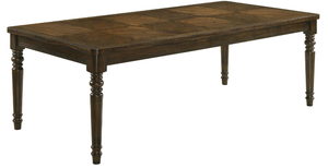 lot 7 image: Coaster 108111 Home Furnishings Willowbrook Rectangular Wood Dining Table