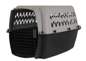 lot 484 image: Vibrant Life Pet Kennel SmallMedium 26 Dog Crate, Plastic Travel Pet Carrier for Pets 15-25 lb