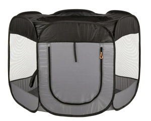 lot 485 image: FurHaven Pet Products Medium Portable Mesh Playpen Pop-Up Enclosure For Dogs & Cats