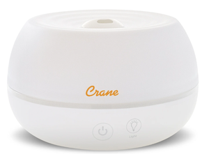 lot 490 image: LOT OF 2 Crane Small Ultrasonic Diffuser and Air Humidifiers for Bedroom and Office, 0.2 Gallon Cool Mist Humidifier for Personal Use