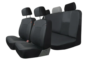 lot 494 image: 3PCS Genuine Dickies Black Peterson Vegan Leather Car Seat Covers