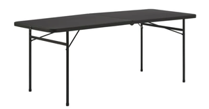 lot 620 image: Mainstays 6 Foot Bi-Fold Plastic Folding Table