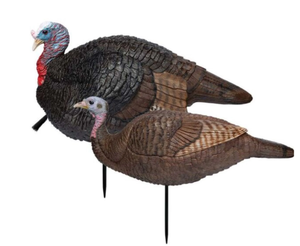 lot 643 image: Primos Hunting Turkey Decoy Lil Gobbstopper JakeHen Combo, Molded Rubber