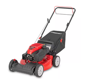 lot 61 image: Troy-BILT 21 in. 163cc OHV Engine Front-Wheel Drive 2-in-1 Gas Walk Behind Lawn Mower with Tri-Action Cutting System