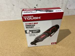 lot 257 image: Hyper Tough 12V Max Lithium-Ion Cordless 38-Inch Ratchet with 1.5Ah Battery and Charger