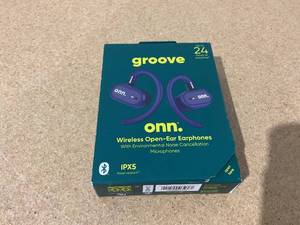 lot 260 image: Onn. Wireless Open-Ear Earphones