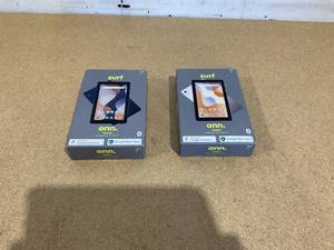 lot 589 image: LOT OF 2 Onn. 7 Tablet, 32GB, (2024 Model)