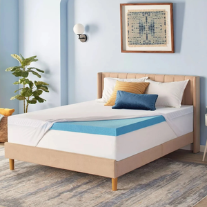 lot 175 image: King Size Serta 3 Cool Nights Gel Memory Foam Mattress Topper