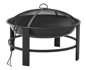 lot 178 image: Mainstays 28 Round Wood Burning Fire Pit
