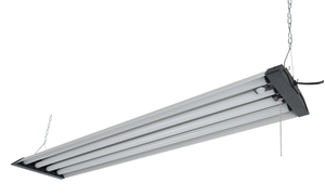 lot 184 image: Hyper Tough 4-ft 10000 Lumen Plug-in 4-Tube Integrated LED Shop Light Fixture
