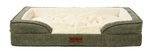 lot 694 image: Furhaven Pet Products Medium Nest-Top Perfect Comfort Sofa Orthopedic Ped Bed
