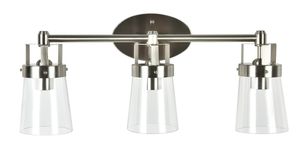 lot 695 image: Better Homes & Gardens 22 Contemporary 3-Head Vanity Light