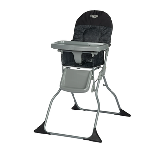 lot 657 image: Cosco Kids Simple Fold High Chair, Noir Dot