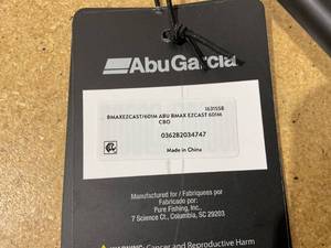 lot 275 image: AbuGarcia BMAX EZCASTLP 601M 60 Medium 14-58 oz Lure 6-12 lb. Line