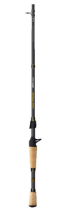 lot 271 image: Lews Hank Parker Casting Speed Stick Fishing Rod, 7-Feet 1-Piece Medium-Heavy Power Fast Action, Black