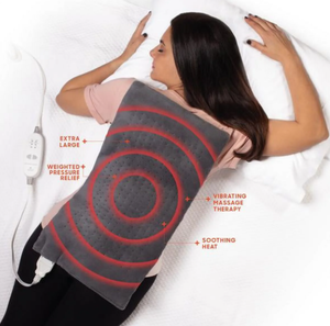 lot 547 image: Sharper Image Calming Heat Massaging Heating Pad