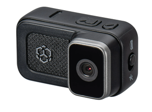 lot 607 image: YADA BEON Dash Cam Body Cam 2-in-1, 1080p Day or Night, Front Interior Body Cam Triple Use, App Compatible Wireless Video Access - Black, BEONBK