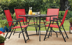 lot 708 image: Mainstays Albany Lane 5 Piece Dining Set