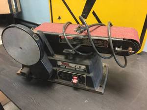 lot 110 image: Top Tool 4 x 6 Belt & Disc Sander - Good