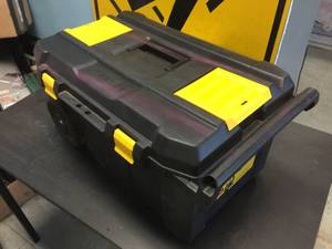 lot 112 image: Stanley Essential Line 13 Gal Tool Caddy - Good