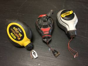 lot 148 image: Milwaukee - Dewalt - Stanley Chalk Lines