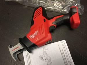 lot 154 image: Brand New Milwaukee M18 Cordless Hackzall - Tool Only