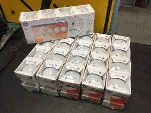lot 160 image: (6) 4-Pack GE 40W Soft White Light Bulbs - G25